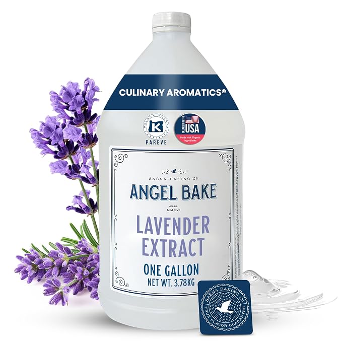 Angel Bake Pure Bulgarian Lavender Extract, 1 Gallon