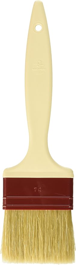 Matfer Bourgeat Natural Pastry Brush, Flat, 2 3/4"