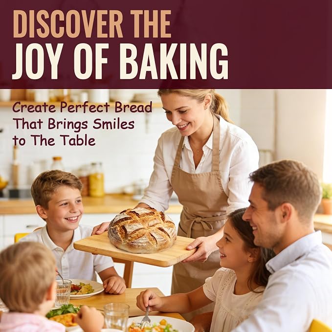 Sourdough Starter Kit, Sourdough Bread Baking Supplies, Sourdough Kit Home and Kitchen, Sourdough Bread Basket, Sourdough Starter Jar,Sour Dough Kit Tools,Bread Proofing Basket, Sourdough Jar