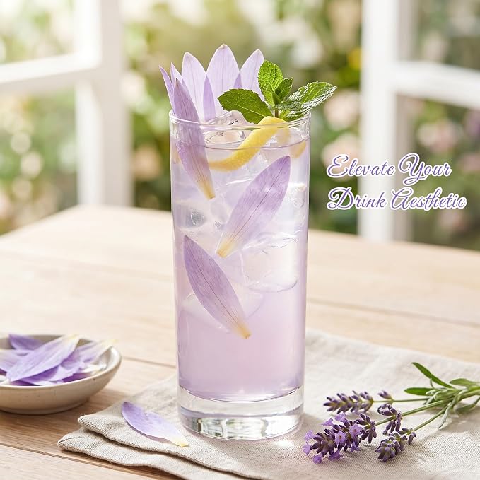 48 Pcs Mix Natural Dried Pressed Water Lily Petals for Cake Decorating, Cocktail Garnish, Resin Jewelry Making, DIY Art Crafts (Water Lily)
