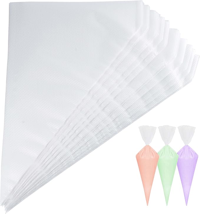Piping Bags, Pastry Bags 12 Inch 100pcs, Disposable Icing Piping Pastry Bags For Cookie/Cake Decorating Supplies, Anti Burst And Non-Slip Thicken Cake Decorating Bags.