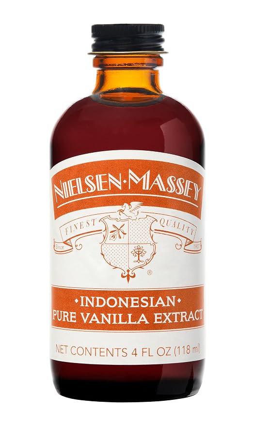 Nielsen-Massey Indonesian Pure Vanilla Extract for Baking and Cooking, 4 Ounce Bottle