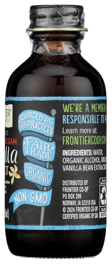 Frontier Organic Indonesian Vanilla Extract, 2 FZ