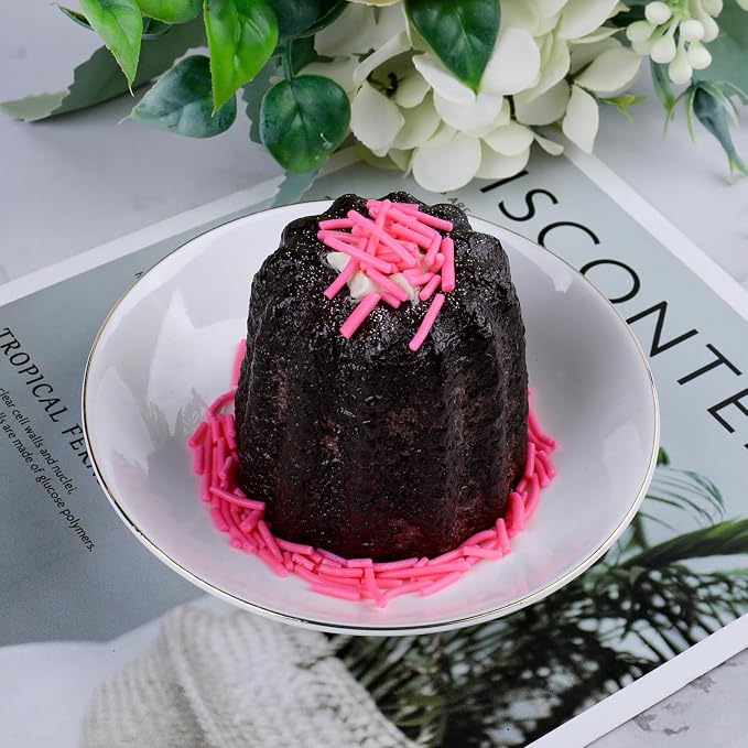 Pink Jimmies Sprinkles, Edible Hot Pink Sprinkles for Baking Topping, Cupcakes, Cookies, Ice Cream & Cake Decorating, Wedding Party Valentines Supplies