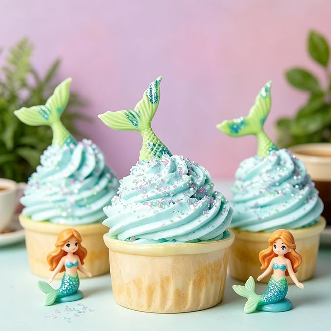 Pastel Sprinkles Ocean Sanding Sugar, 6.35oz/180g Edible Blue Pink Green Sparkling Crystal Sugar Sprinkles for Baking Cakes Cupcakes Ice Cream