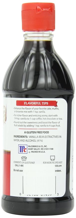 McCormick Pure Vanilla Extract-16 oz (Pack of 2)