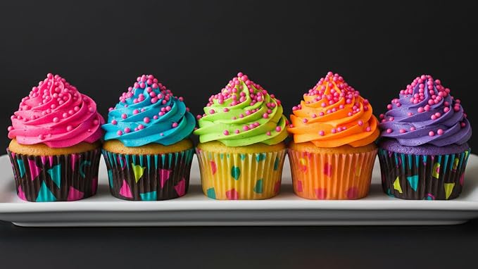 NCS Neon Pink (Under Blacklight) 4mm Edible Sugar Pearls Sprinkles – Cupcake, Cake, Cookie & Baking Decorations, 7 oz