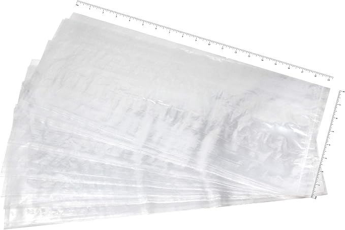 [Pack Of 700] Clear Bread Bags For Homemade Bread With Gusset 8" X 4" X 20" Inches – For Home or Commercial Food Storage