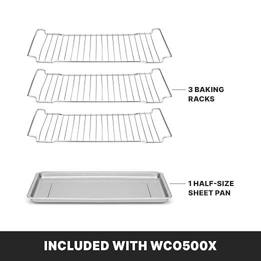 Waring Commerical Convection Oven, Half-Size Pan Capacity, 4 Cooking Functions, for Commercial Kitchens & Restaurants, NSF Certified, WCO500X