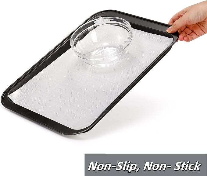 Covzoe 15.7 In x 8 FT Silicone Baking Mat Roll, Non-Stick Pastry Mat, Cut to Any Size, Heat Resistant Food Grade Silicone Dough Rolling Mat, Reusable Air Fryer Liner for Pie Crust, Pizza Cookies
