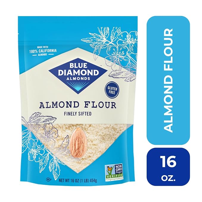 Blue Diamond Almonds, Almond Flour, Gluten Free, Blanched, Finely Sifted, 1 Lb
