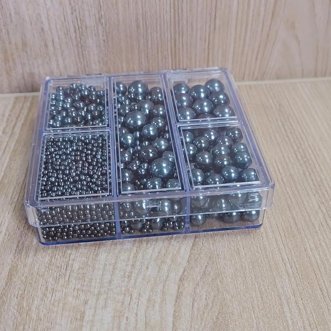 HeDeon&Rles Black Pearls Sprinkles for Baking Decorating 90g/3.17oz 4 Size Mix Edible Preals for Cake Cupcake Pancake Icing Decoration Graduation Halloween Supplies