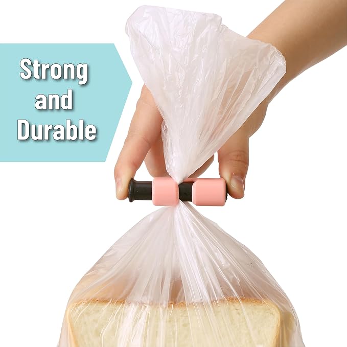 Mr. Pen- Squeeze and Lock Bread Bag Clips, 2.4 Inch, 8 Pack | Multicolor Squeeze Lock Clips, Reusable Bag Closures for Bread, Snacks, Coffee, Food Storage, Fits Thick and Thin Bags