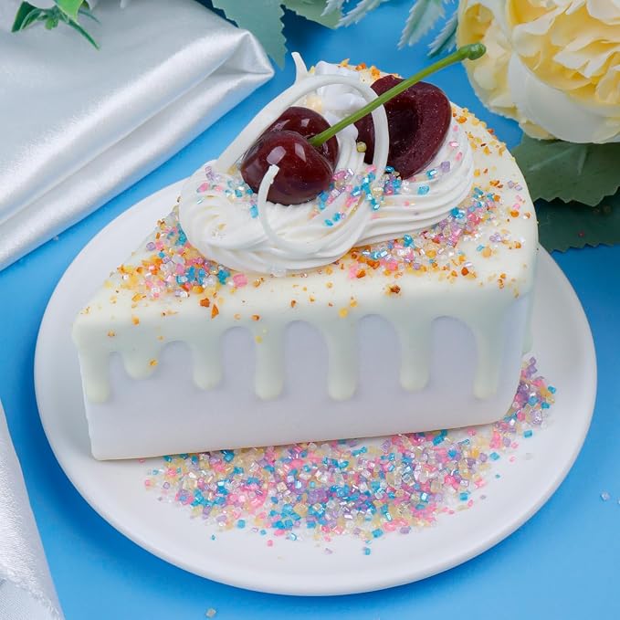 Unicorn Sprinkles for Cake Decorating, 8Oz Edible Pastel Sprinkles with Jimmies Sanding Sugar Confetti Mix Unicorns for Ice Cream Cupcakes Brownie Cookie Baking Topping