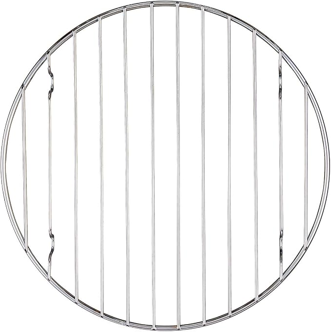 Mrs. Anderson's Baking Harold Imports 9-Inch Round Cake Rack, Silver