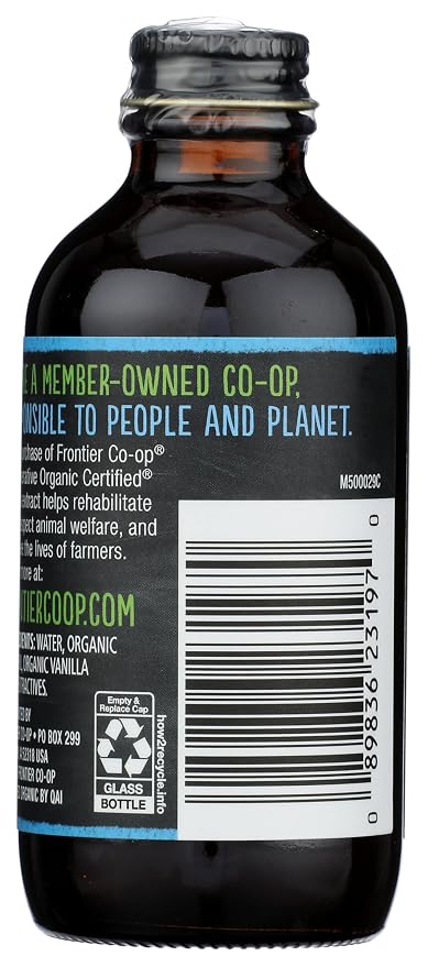 Frontier Organic Regenerative Madagascar Vanilla, 4 FZ