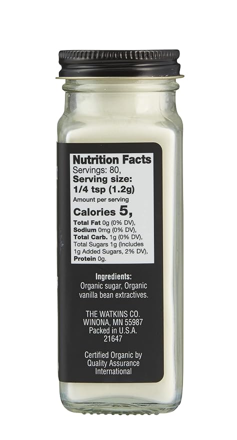 Watkins Organic Vanilla Powder, 3.4 oz.