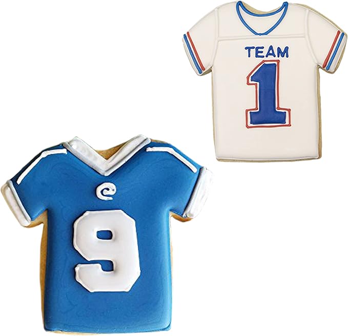 Ann Clark 2-Pc. T-Shirt/Jersey Cookie Cutter Set, Made in USA, 3-3/4” and 4-1/2”