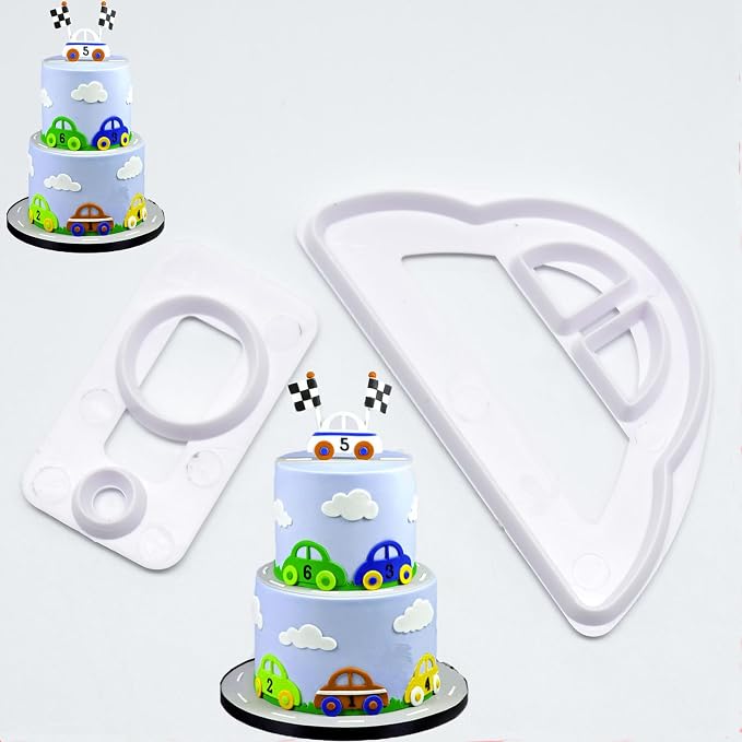 Cloud Cookie Cutter,Fluffy Cloud Fondant Cutter Car Cookie Cutters Cake Mold Sugar Craft Mold Cake Decorating Tools 7pcs