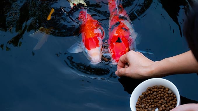 | Premium Floating Fish Food | Pond and Lake | Pellets | 2 Pounds