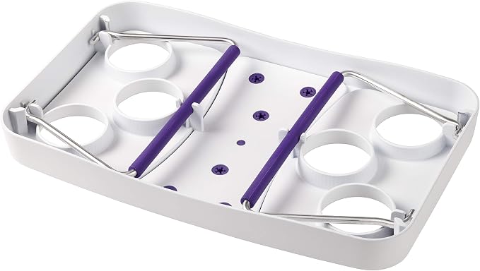 Wilton Decorating Bag Stand - Organize Icing Bags for Easy Reach and Quick Treat Decorating, Holds Flower Nails to Dry Buttercream Flowers, 6-Cavity