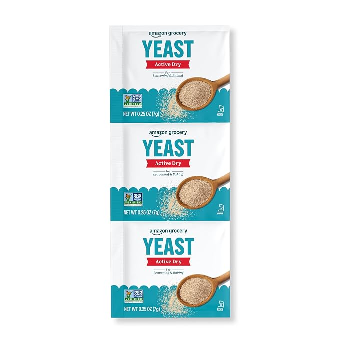 Amazon Grocery, Active Dry Yeast, 13.3 Oz, 54 Count