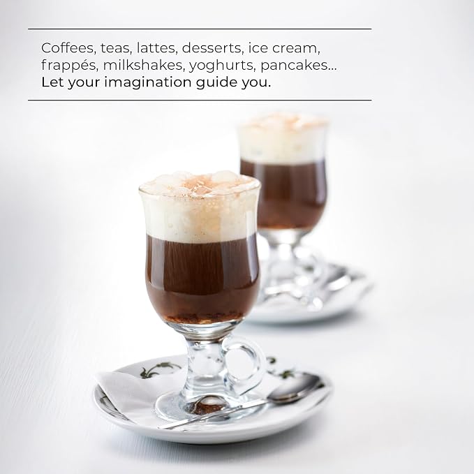 1883 Cookies & Cream Syrup for Coffee, Lattes & Drinks, Made in France, 1 Liter Glass Bottle