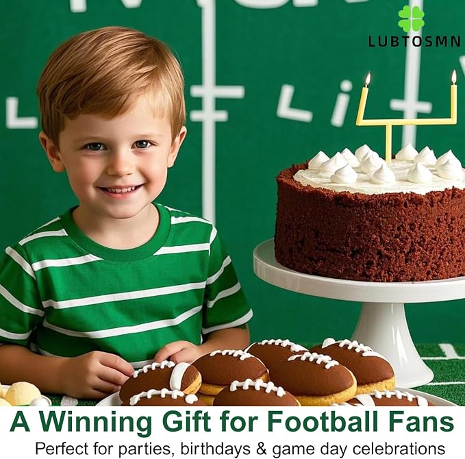 LUBTOSMN New Football Cookie Cutter Set-3 Piece-3.5 inch-Football, Football Helmet and Jersey Fondant Biscui Cutters