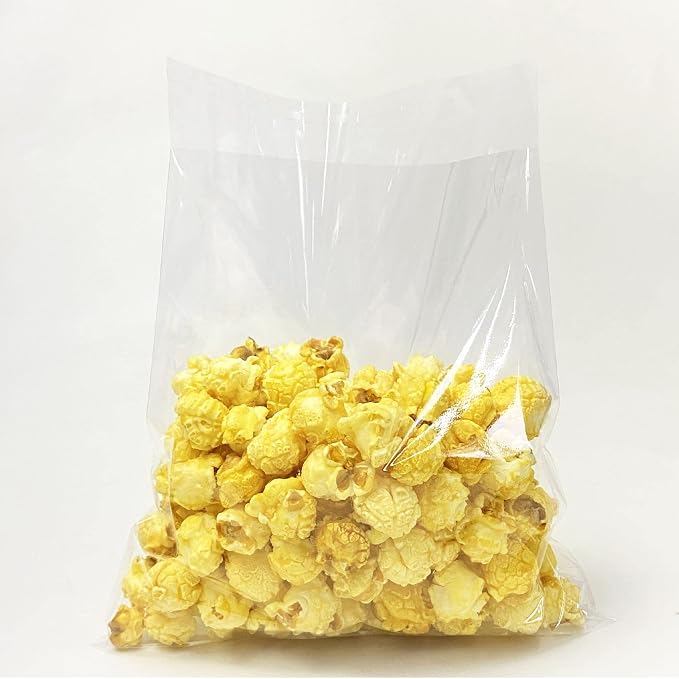 Self Sealing Cellophane Bags Self Adhesive,7x7 Inches Clear Resealable Large Cookie Bags for Gift Giving 200Pieces