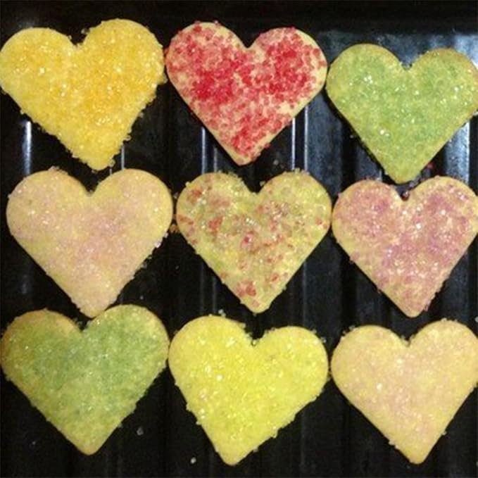 Edible Yellow Sanding Sugar Sprinkles 142g/ 5.01oz Sugar Crystals for Cake Decorating Candy Baking Decorations Ice Cream Toppings and Cookie Decorating for Valentines Halloween Christmas