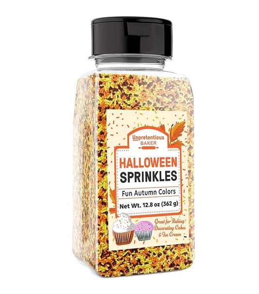 Unpretentious Orange, Yellow & Brown Sprinkles (2 Cups) Autumn Mix Jimmies, Gluten Free Sprinkles