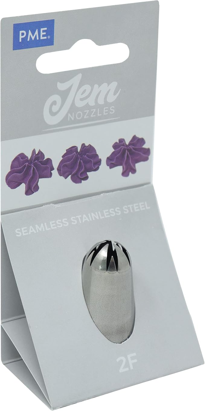 Jem Enterprises Drop Flower Piping Nozzle Decorating Tip #2F