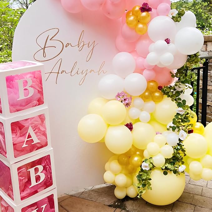 Voircoloria 110pcs Pastel Yellow Balloons 12inch Light Yellow Latex Party Balloons for Graduation, Easter, Wedding, Birthday, Bridal Shower, Sunflower Party, Baby Shower, Anniversary Party Decorations