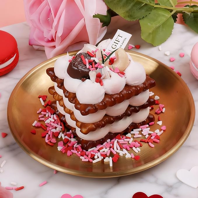 Valentines Sprinkles, Heart Sprinkles for Baking, Red Pink White Mini Heart & Jimmies Mix for Valentines Day Cookies, Ice Cream, Cake, Cupcake