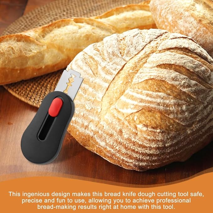 2PCS Magnetic Sourdough Scoring Tool & Versatile Bread Scoring Tool- Homemade Bread Lame for Sourdough Bread baking & Bread Making Tools - Includes 10 Razor Blades