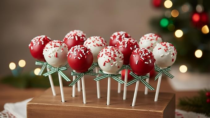 NCS Red & White Jimmies Edible Sprinkles – Cupcake, Cake & Cookie Decorations, 7 oz