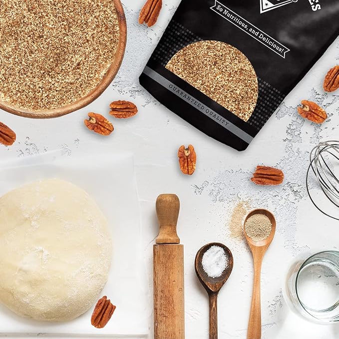 Pecan, "Tasty and Delicious" Fancy Raw Meal/Flour, Convenient, Healthy, Great Flavor, Dietetic, Finely Ground, Vegan, USA, Antioxidants, 5 lbs. (80 oz.) by Presto Sales LLC