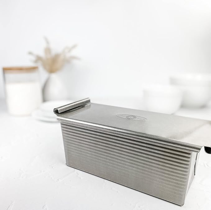 USA Pan Pullman Loaf Pan, 9 x 4 x 4, Aluminized Steel (Pack of 3)
