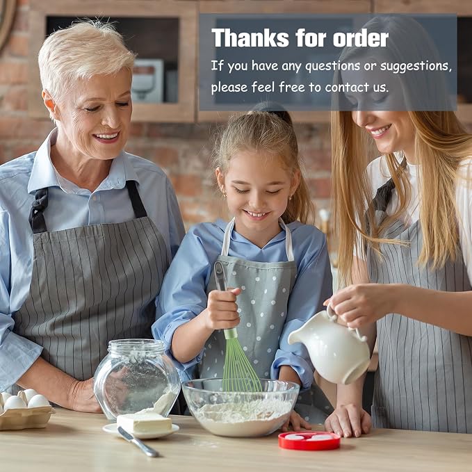 OYV Green Silicone Whisk, Professional Plastic Whisks for Cooking Non-Scratch, Stainless Steel & Heat Resistant Rubber Wisk, Dishwasher Safe, 12-Inch