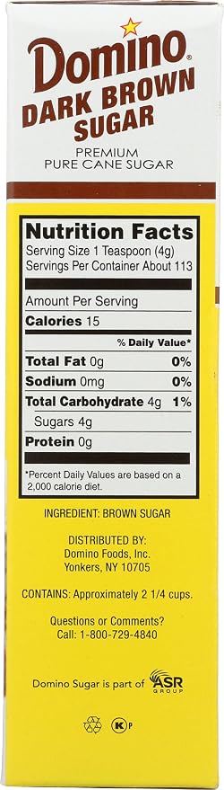Domino Dark Brown Sugar, 1 lb