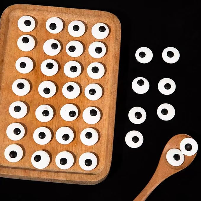 Sentovac 1cm Candy Eyeballs Eyes Edible Sugar Sprinkles Cookie Cake Cupcake Toppers Decorations Small Candy Eyes for Christmas Halloween Easter Cake Decorations Supplies