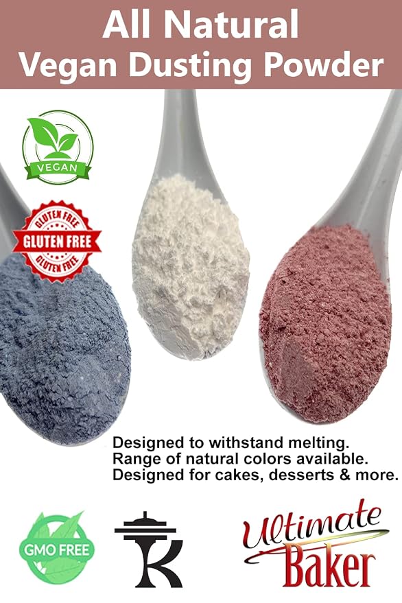 Ultimate Baker Vegan Non-Melting White Donut Sugar & Dusting Powder, White Snow Sugar Coating for Donuts and Icing, Gluten Free (80oz (5lbs))