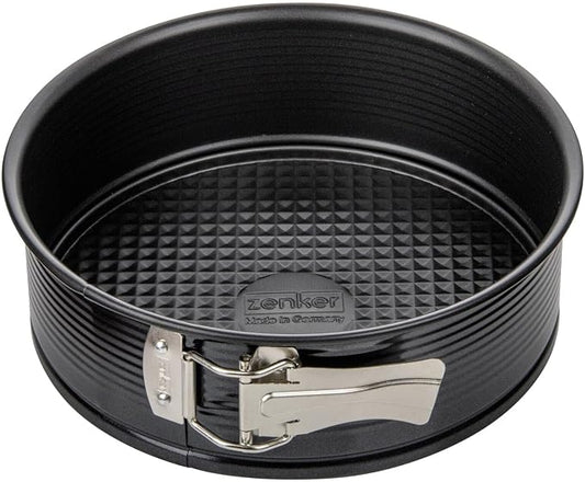Zenker German Made No PFAS Nonstick Bakeware Springform Pan with Easy Release, 8" Diameter