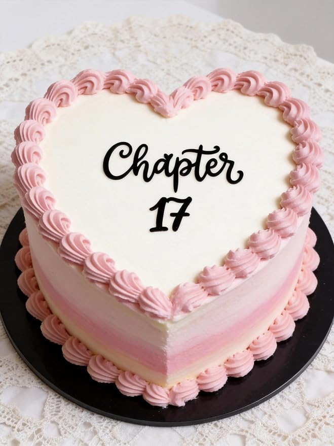 C863 Black Chapter 17 Cake Topper, Acrylic Funny 17 Years Old Party DéCor, Happy 17th Birthday Cake Topper For Girls & Boys, Cheers To 17 Years Old 17th Birthday Wedding Anniversary