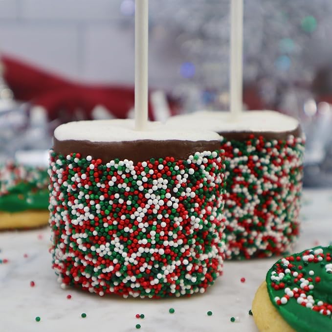 Mystic Sprinkles 4 Cell Sprinkle Assortments (The Gingerbread Man, Petite)