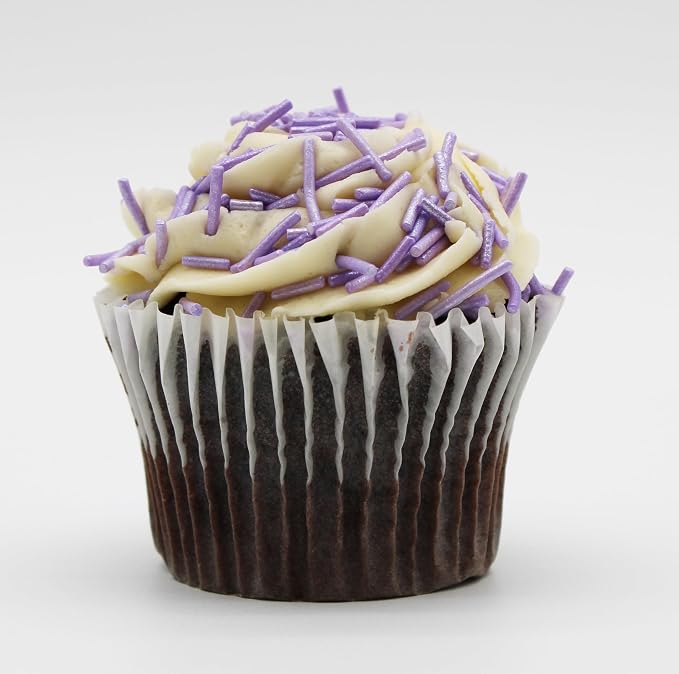 1 Pound Lavender Sprinkles BULK Jimmies - Edible Cake Cupcakes Dessert & Ice Cream Topping-Light Purple Candy