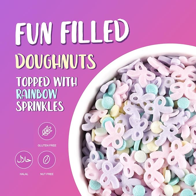 Sprinkles for cake decorating, 7 Ounces Macaron Color Bows Confetti Sprinkles for Cupcake, Cookies, Ice Cream Topper, Edible Cake Decorationss, Baking Desserts