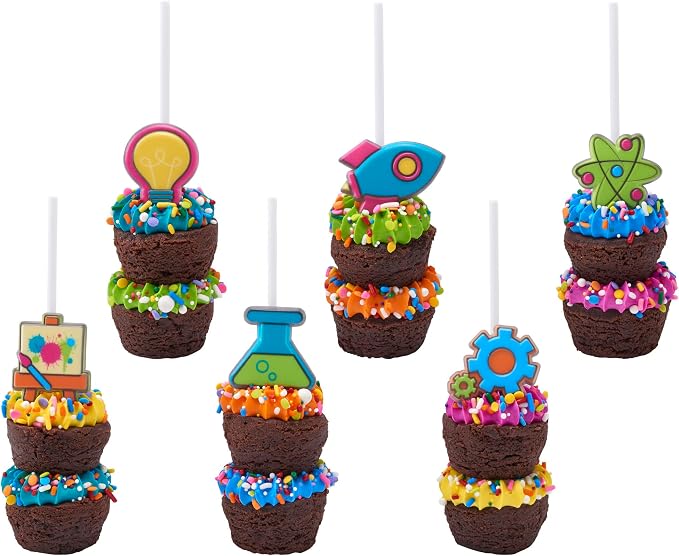 DecoPac Rainbow Party Fusion Mix Sprinkles, 26oz, Shaped Candy Sprinkles in Handheld Container, Magical Edible Decorations For Celebration Cakes, Cupcakes, Cookies and Donuts