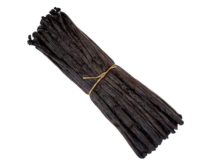 15 Organic Grade A Madagascar Vanilla Beans for Extract and Baking by FITNCLEAN VANILLA| Certified USDA Organic. 6"-7.5" Bulk Bourbon Fresh NON-GMO Whole Gourmet Pods