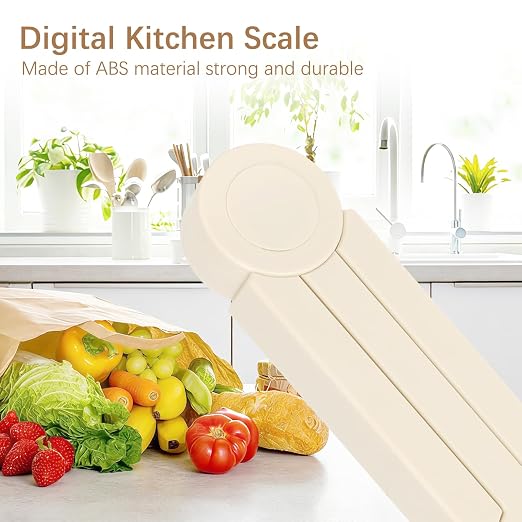 Portable Food Scale, Mini Pocket Collapsible Digital Scale, Compact Weighing Tool for Diet Control Travel and Daily Baking